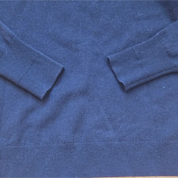 Everlane Cashmere blend sweater size Small Navy Quiet Luxury - Picture 5 of 7